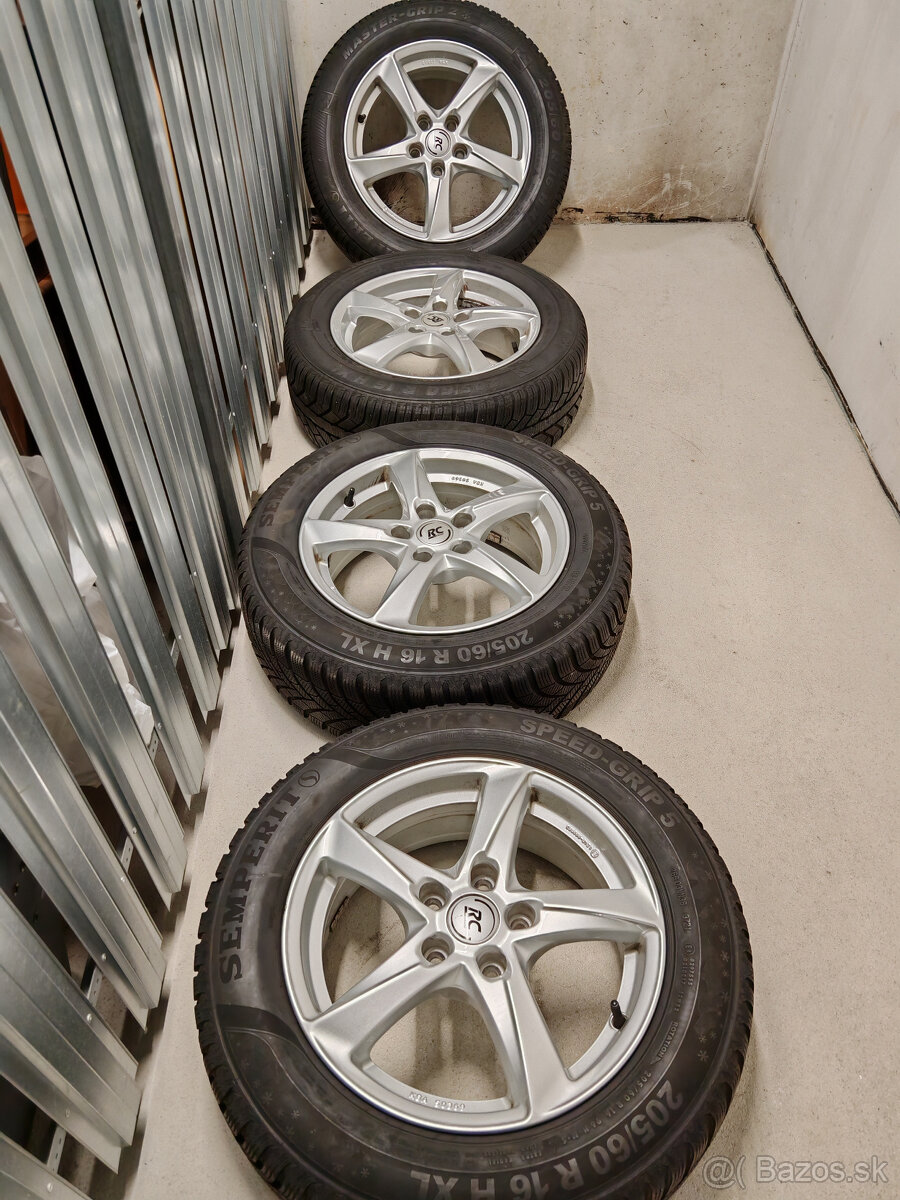5x112 R16 6.5J ET48 + 205/60R16 Zimné
