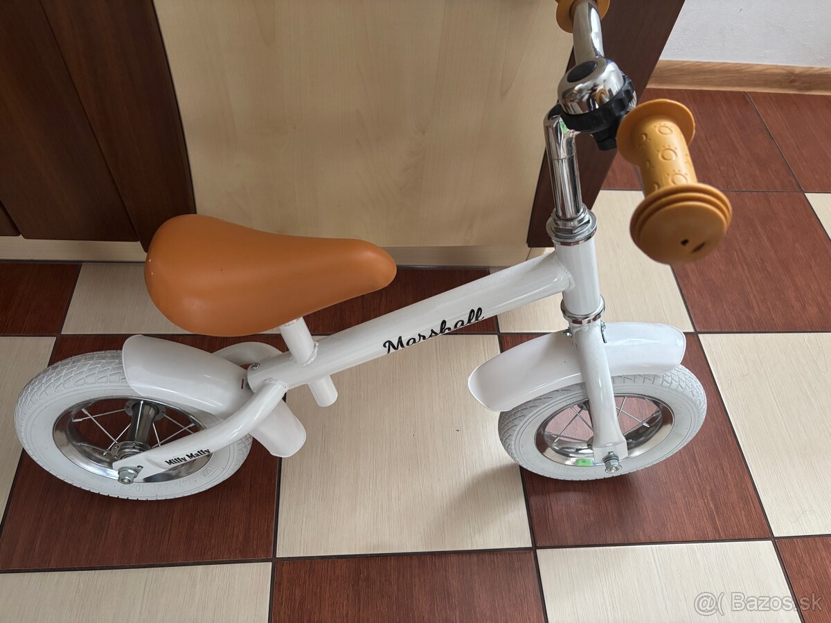 Detské odrážadlo bicykel Milly Mally Marshall White