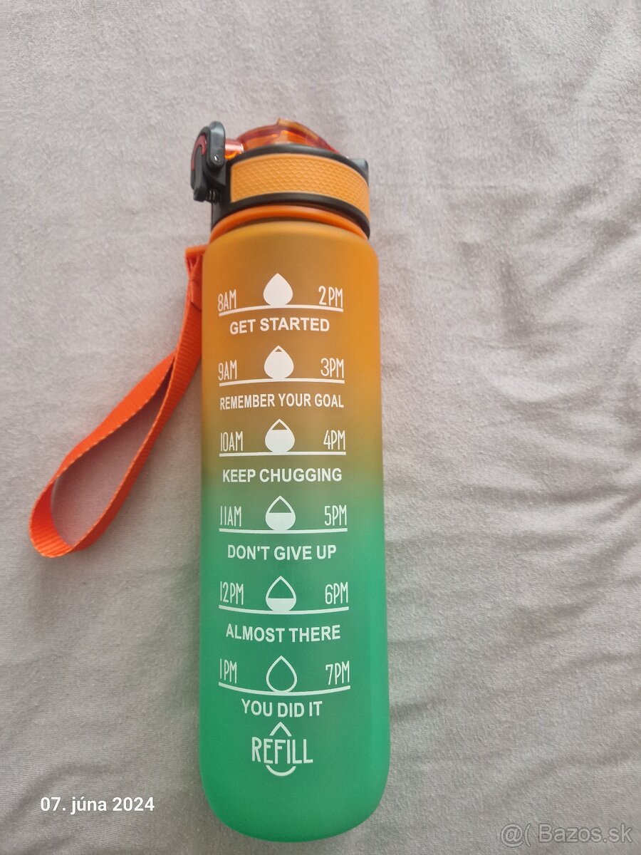 Flase na pitnú vodu, napoj