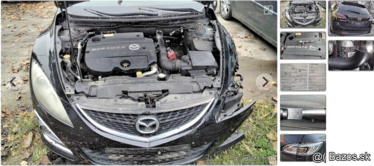 predám MOTOR Mazda 6 2011 2.2 D Trysky R2AA13H50 Vstrekovaci