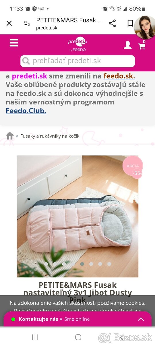 Predám kocik britax B-Motion 4plus