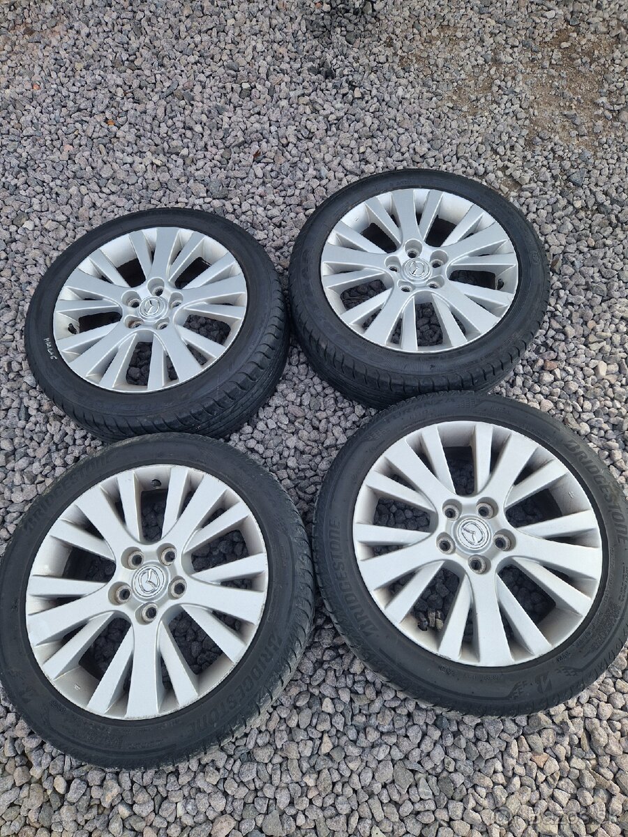Letná sada hlinikove disky 5x114,3r17 MAZDA