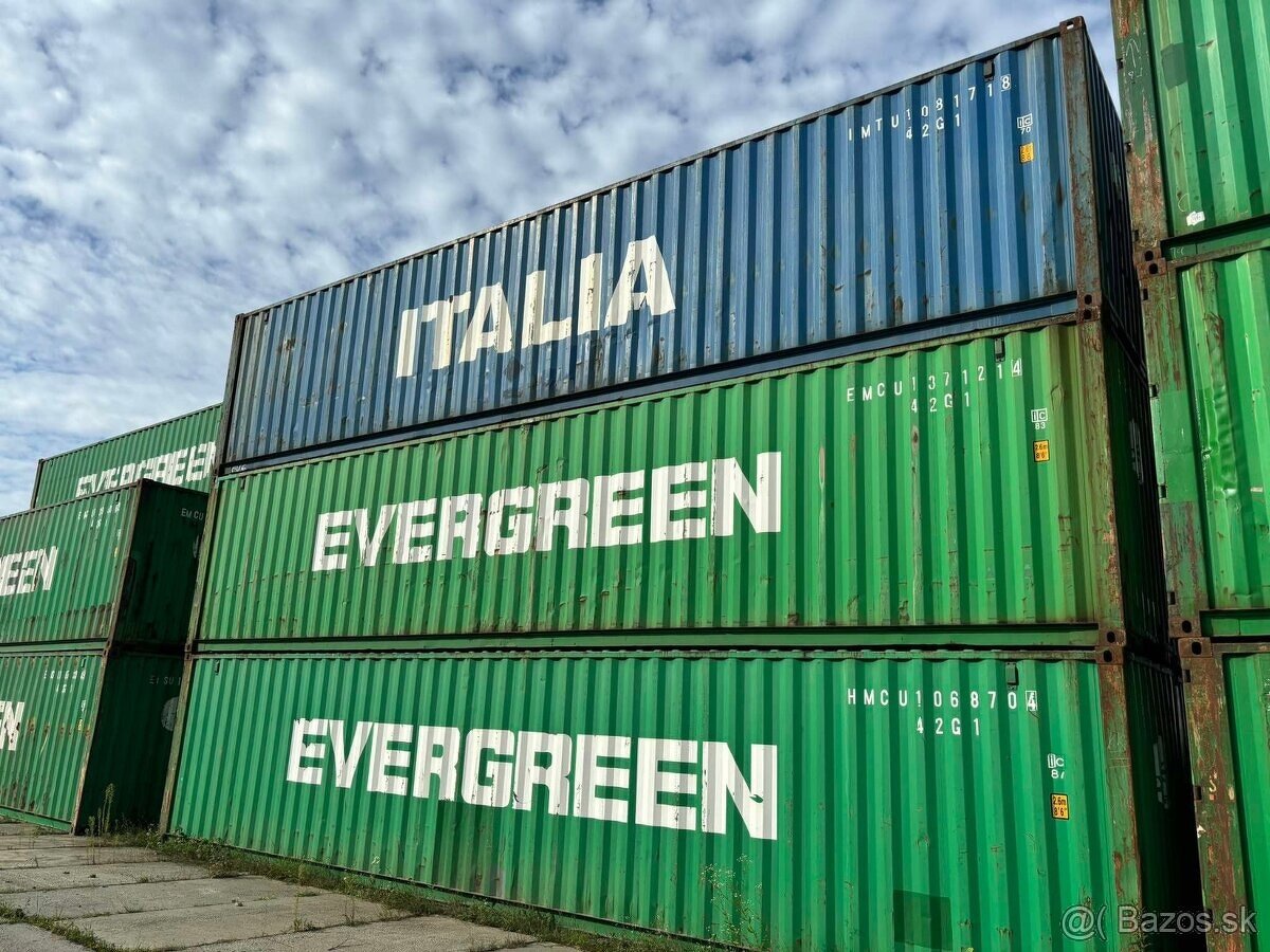 Lodné kontajnery 40HC – AKCIA od 2 200 € s dopravou