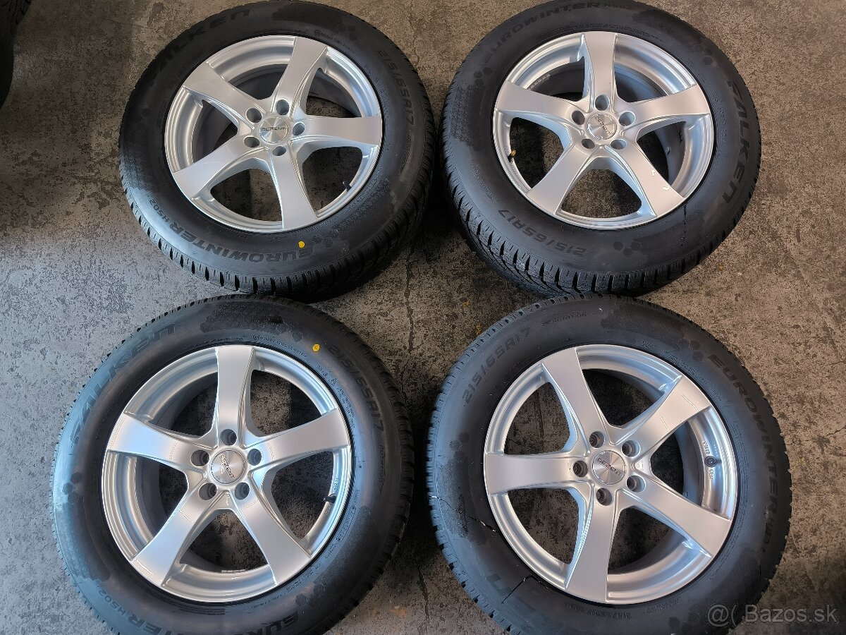 Elektróny Dezent 7Jx17 5x108 + zimné pneu 215/65 R17