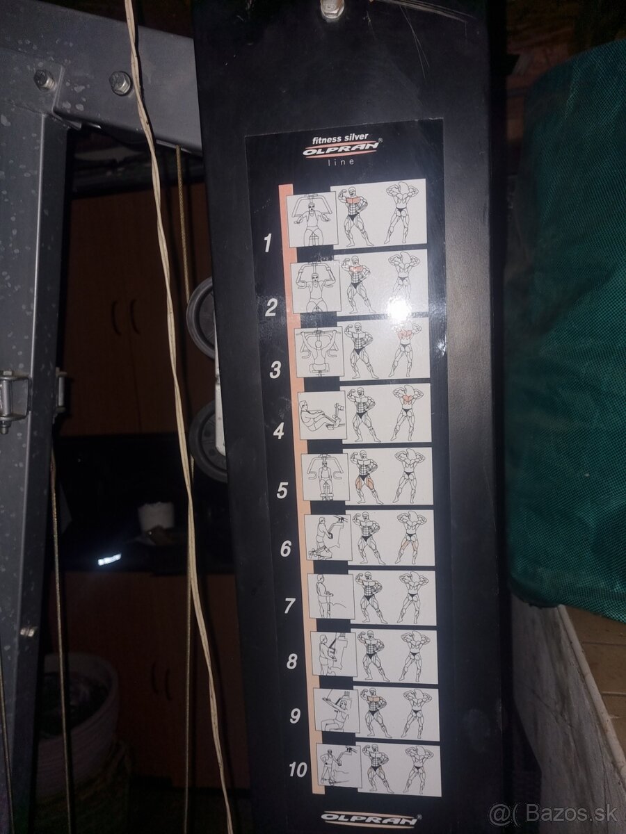 Predám posilnovaciu vežu OLPRAN fitness silver Line