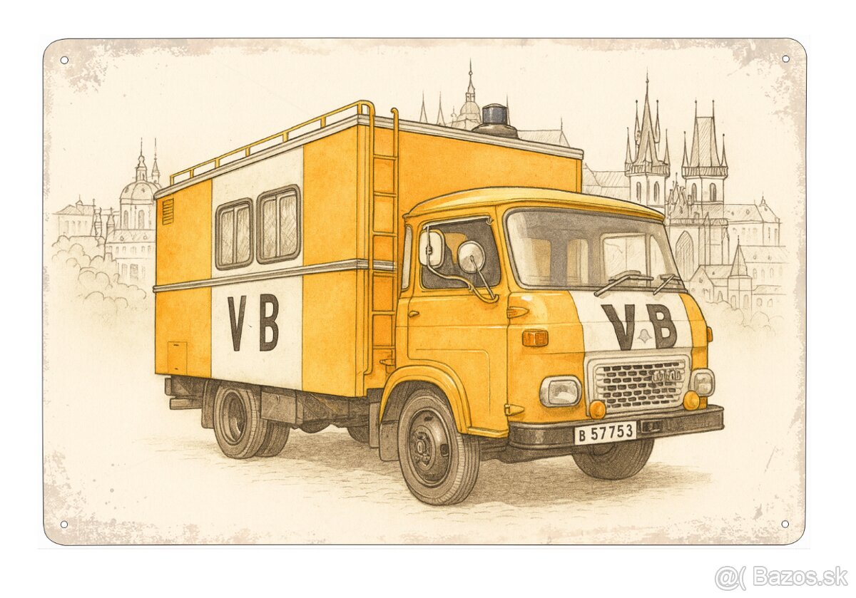 plechová cedule - Avia A31 „Anton“: Veřejná bezpečnost