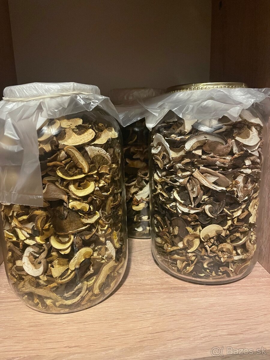 Sušené hríby/ huby