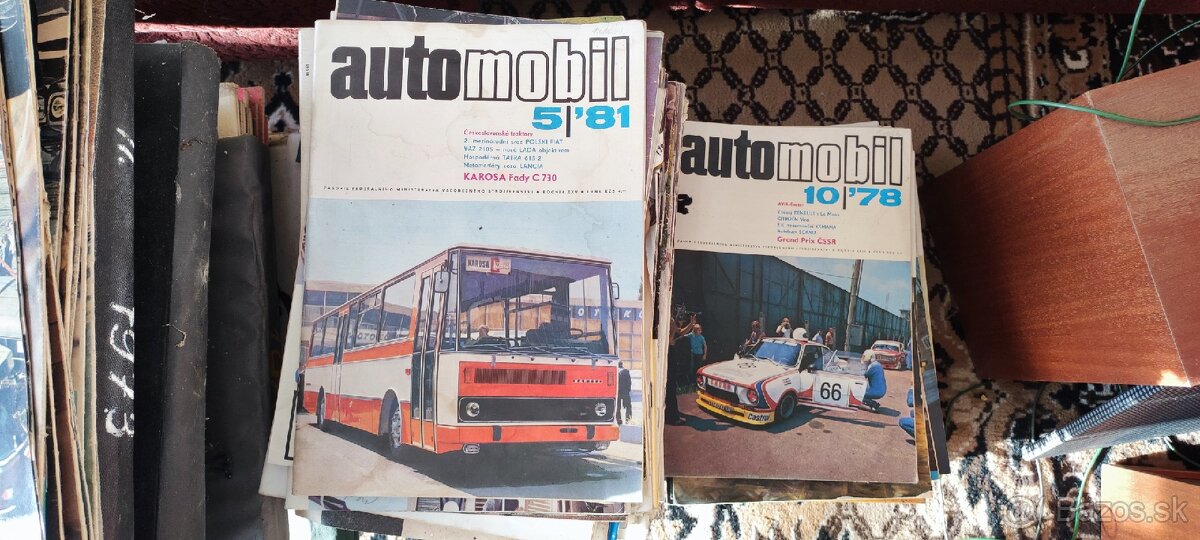 Časopisy Automobil a Svět Motorů