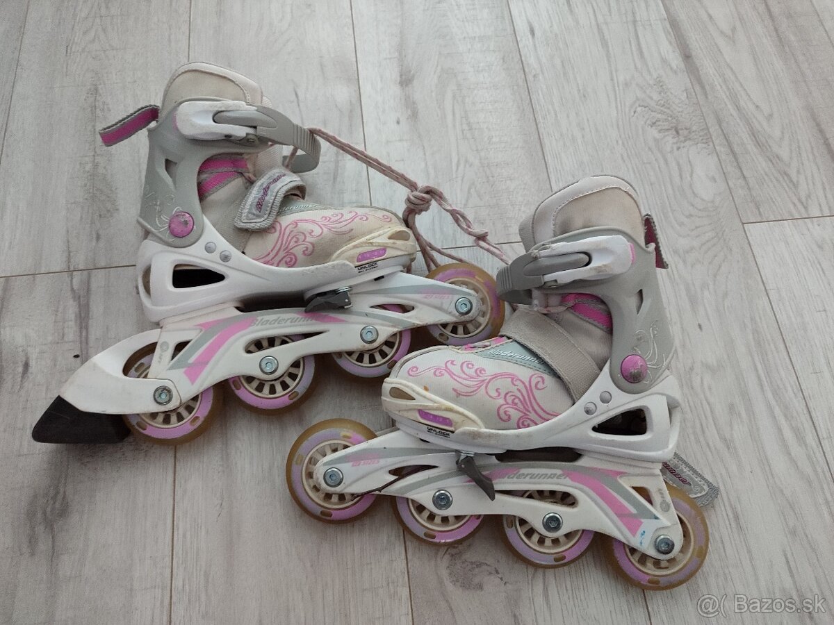 dievčenske kolieskove korčule č. 26-30