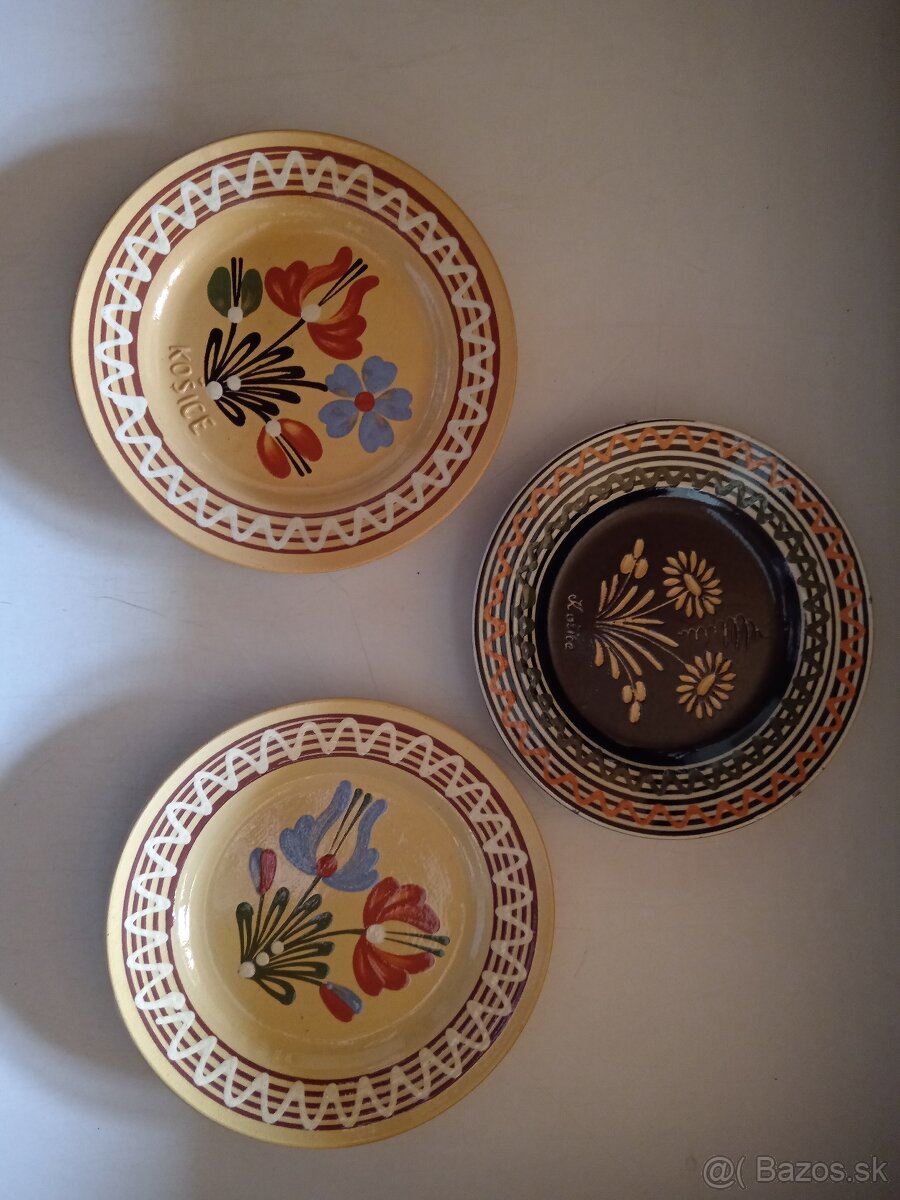 Keramické tanieriky, keramika, starožitnosti