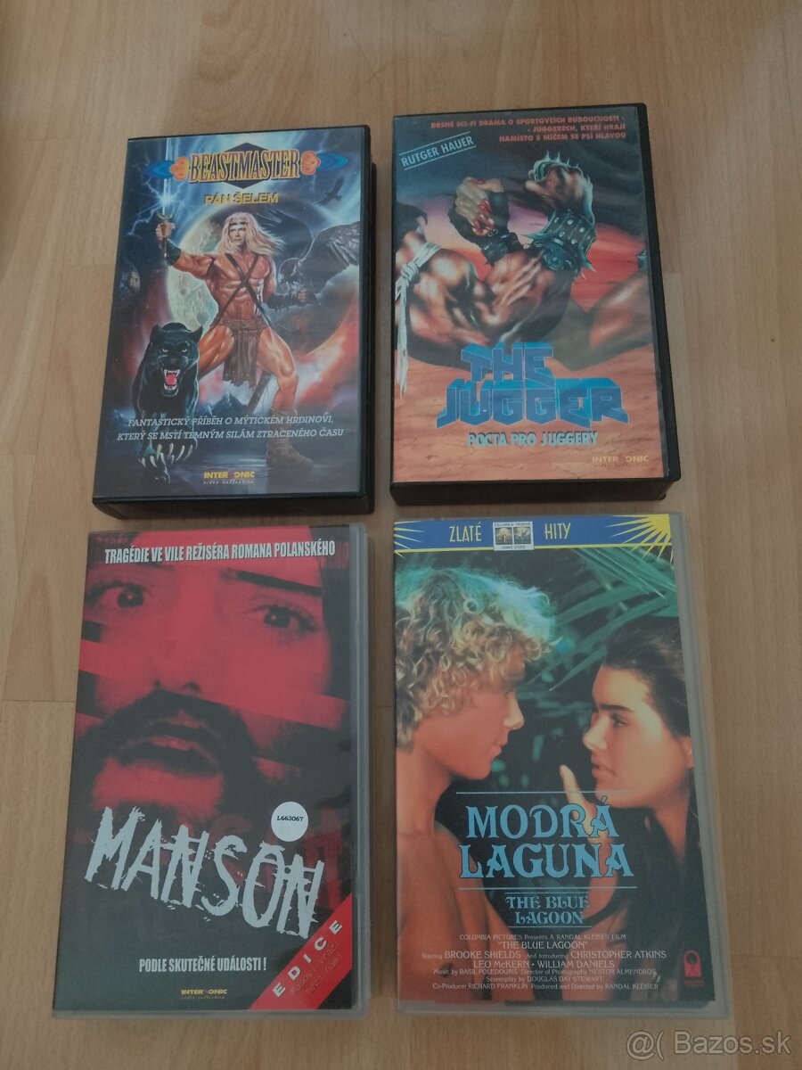 Predám VHS kazety Pán šeliem,Modrá Lagúna