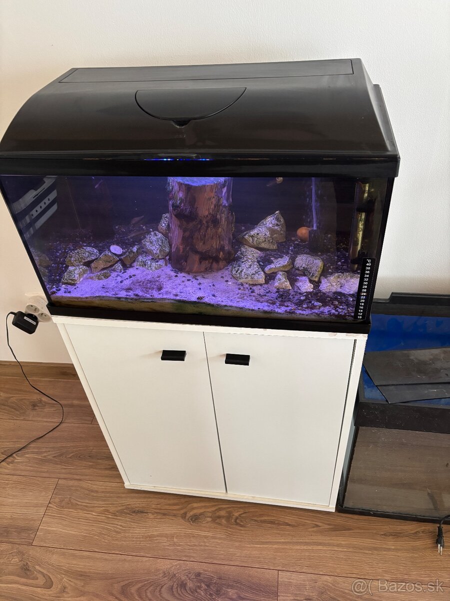 Akvarium so skrinkou