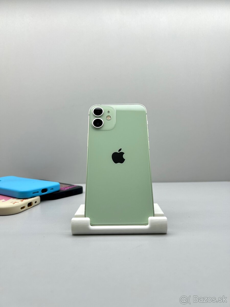 iPhone 12 MINI GREEN 128GB TOP STAV BATÉRIA 100%