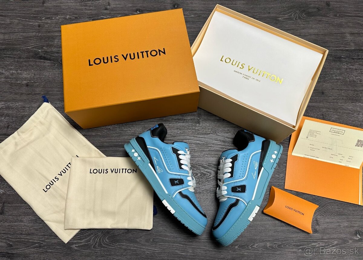 Louis Vuitton tenisky komplet balenie.