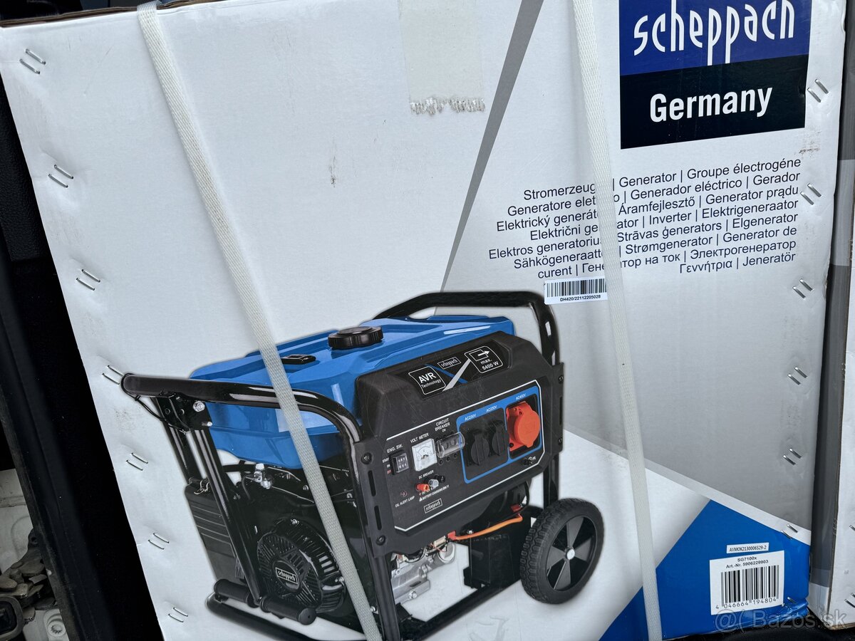 Predám elektrocentrálu Scheppach na 380V