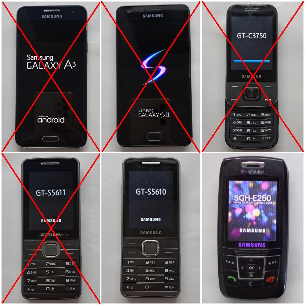 SAMSUNG GT-S5611 GT-S5610 SGH-E250
