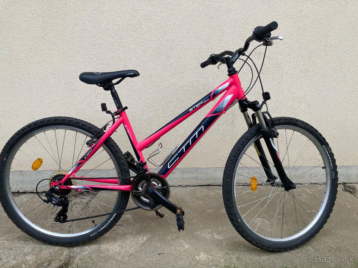 Predám dámsky bicykel CTM 2.0 – čierno-ružový