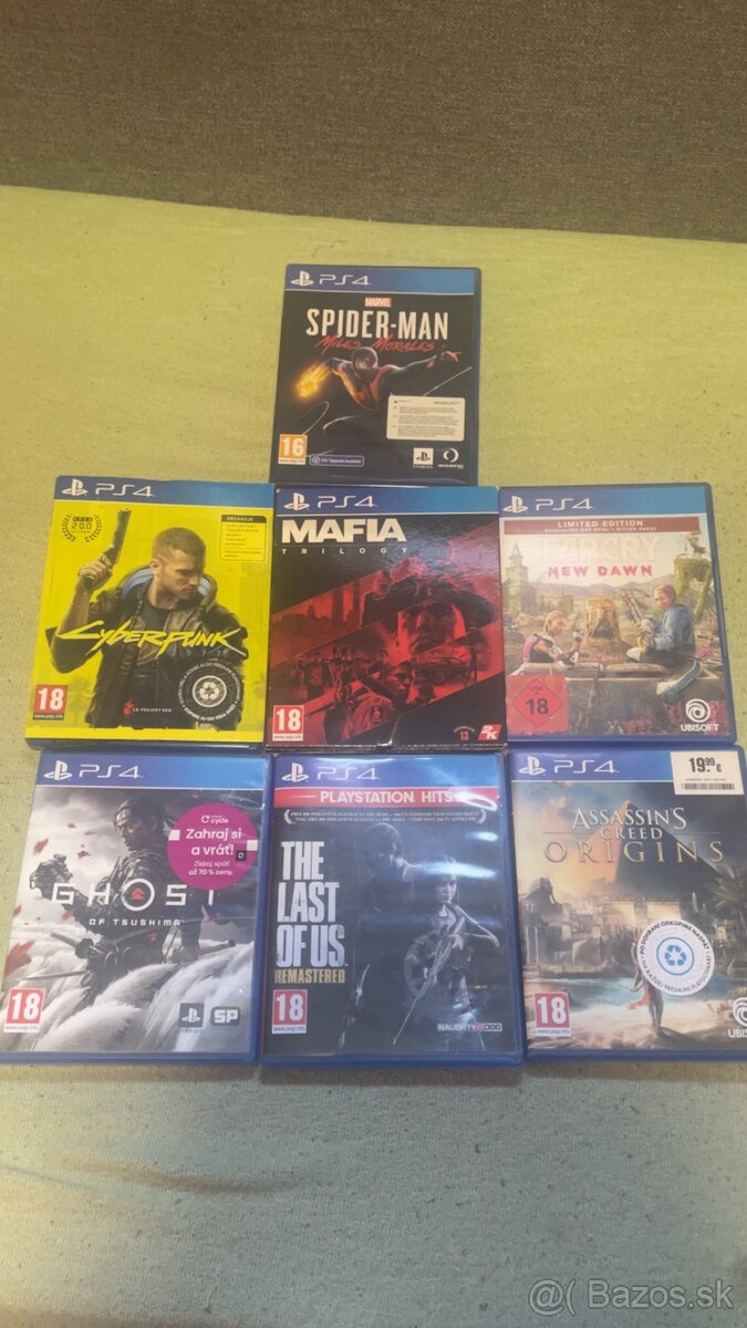 predám hry na ps4