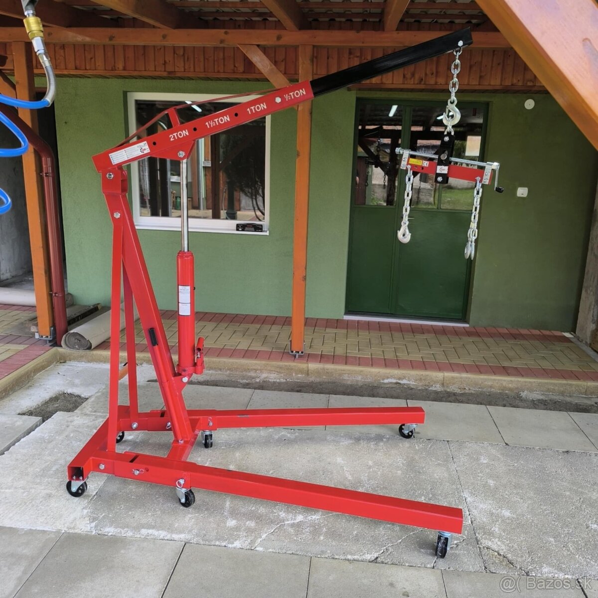 Hydraulický zdvihák motorov 2t Vyrovnavaci zaves