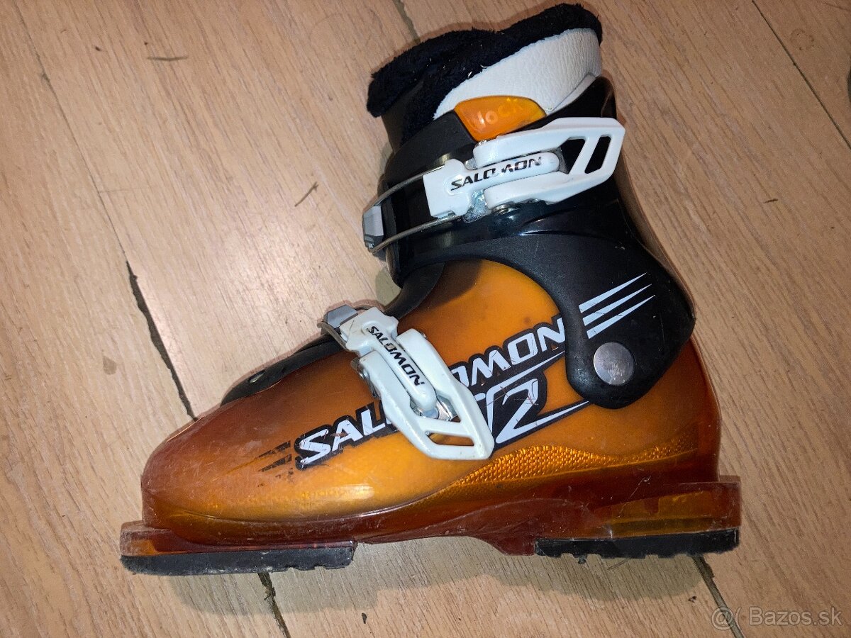 lyžiarky salomon t2 veľkosť 32