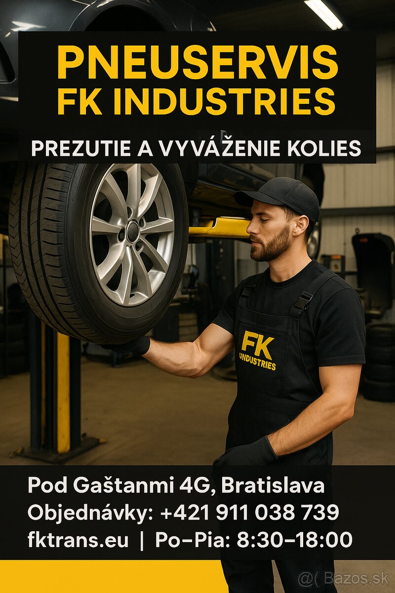 PNEUSERVIS – rýchlo, spoľahlivo a za férové ceny