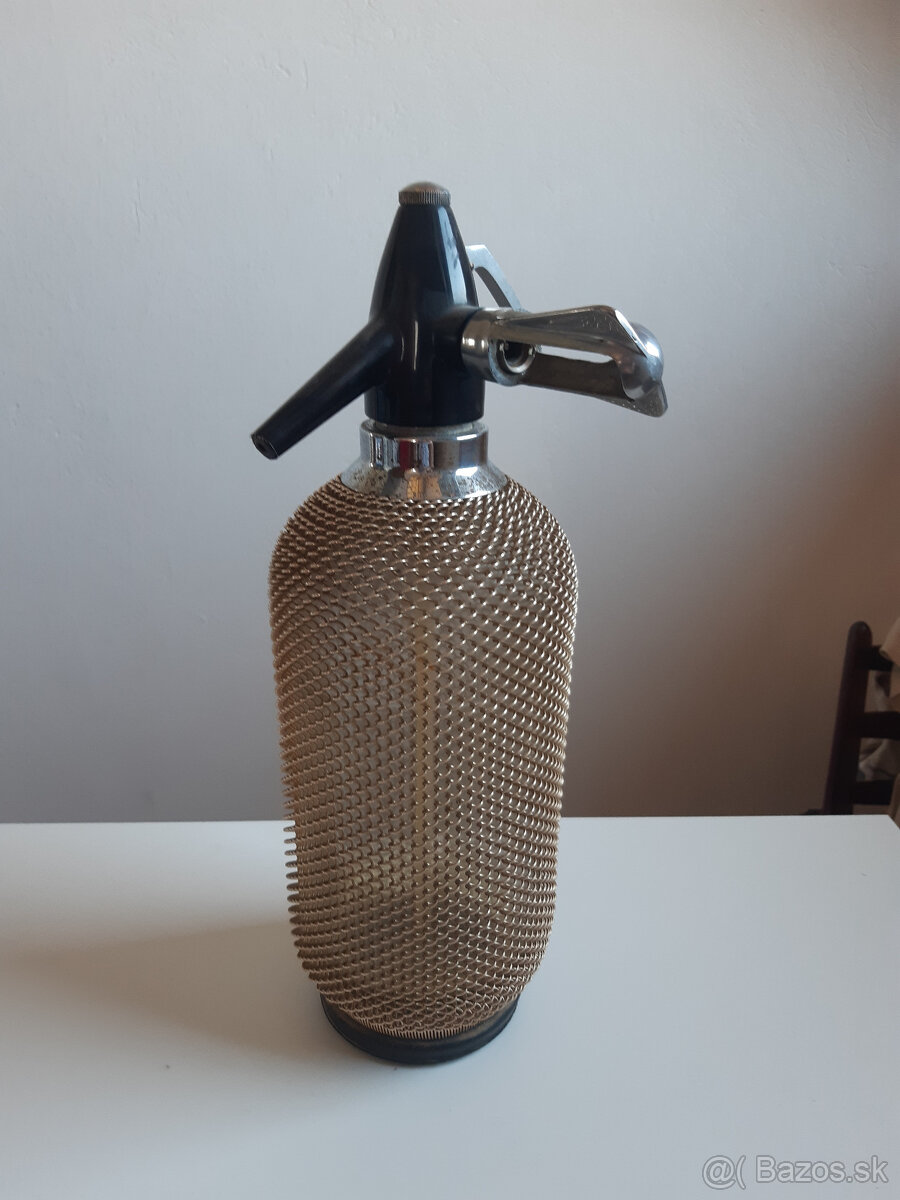 Sifonova flaša retro- sklo