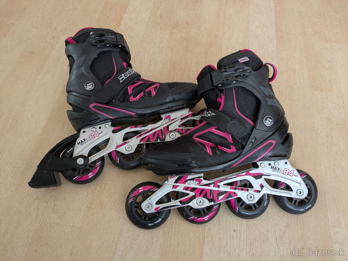 Kolieskové korčule Zealot, veľkosť 38
