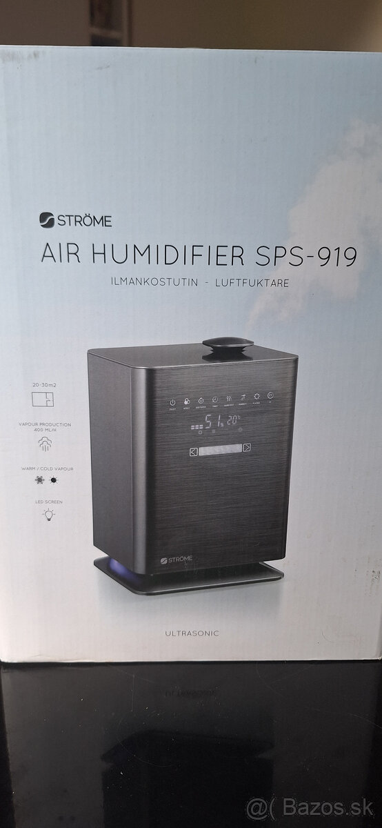 Zvlhčovač vzduch s ionizátorom