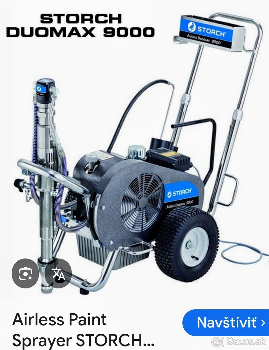 Striekacie zariadenie Storch Duomax 9000.