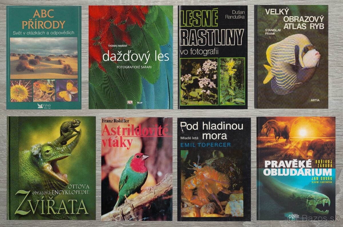 Knihy o prírode, rastlinách a zvieratách