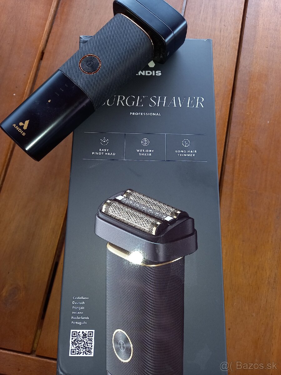 Zaholovací planžetový strojček Andis reSurge Shaver