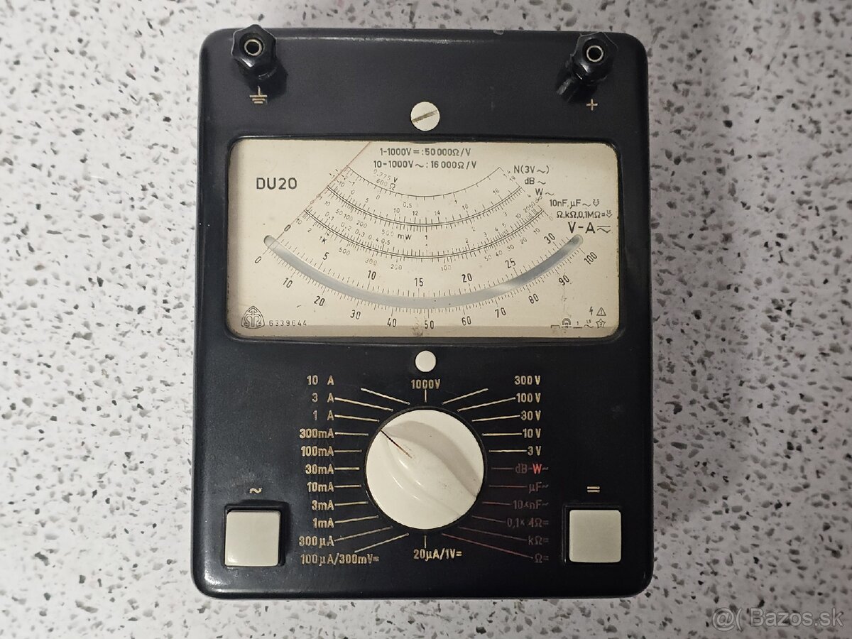 DU20 / METRA BLANSKO / Volt-Amper-Meter / Czechoslovakia