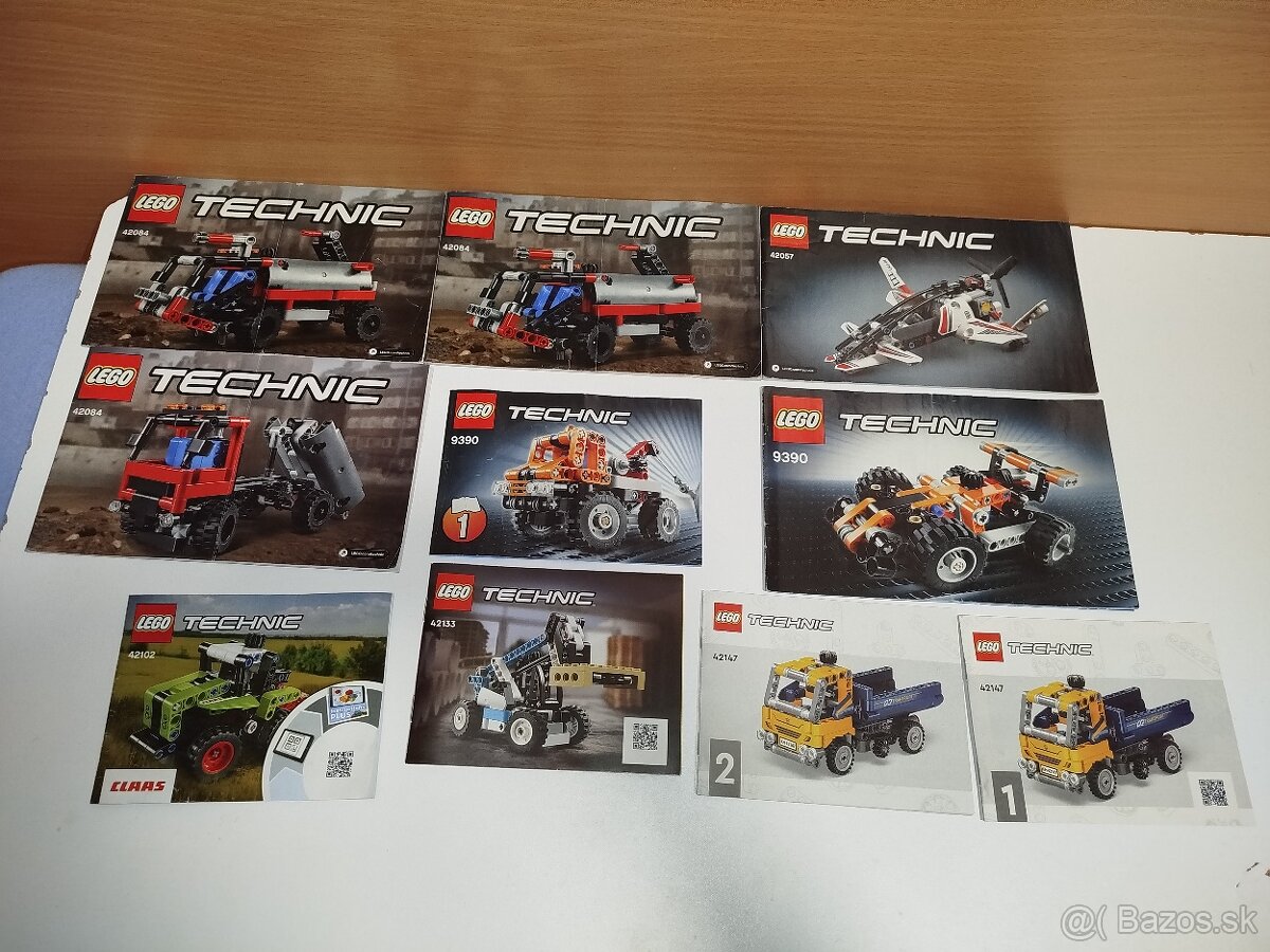 Lego ako City Technic Originál návody