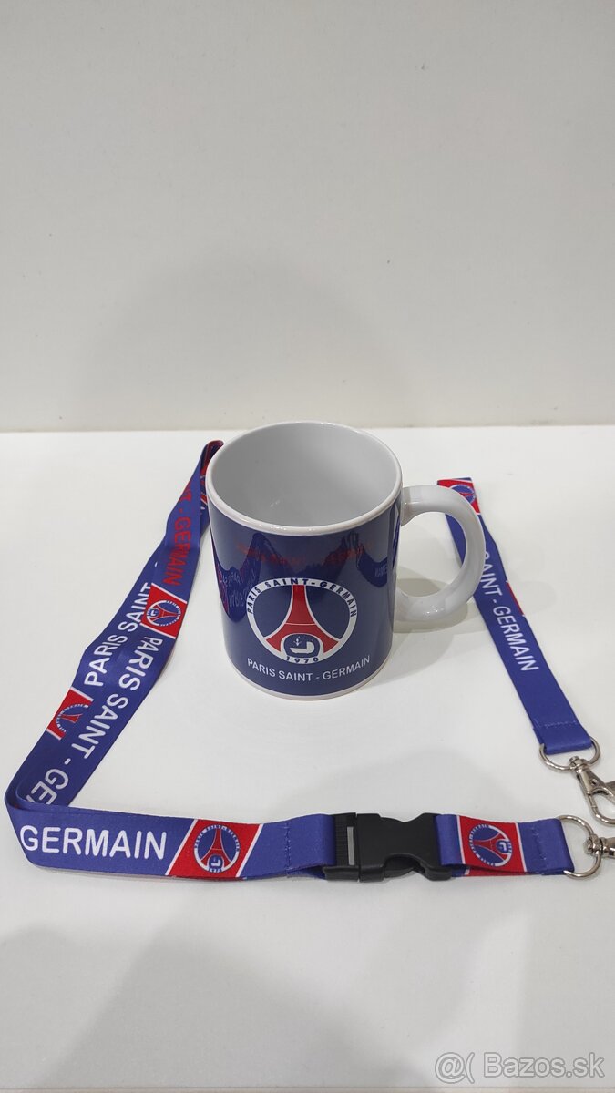 Paris SG sada hrnček+2ks klučeniek