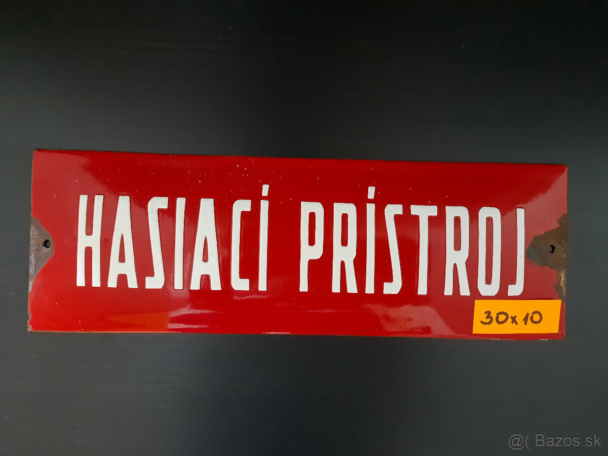 Smaltovaná ceduľa