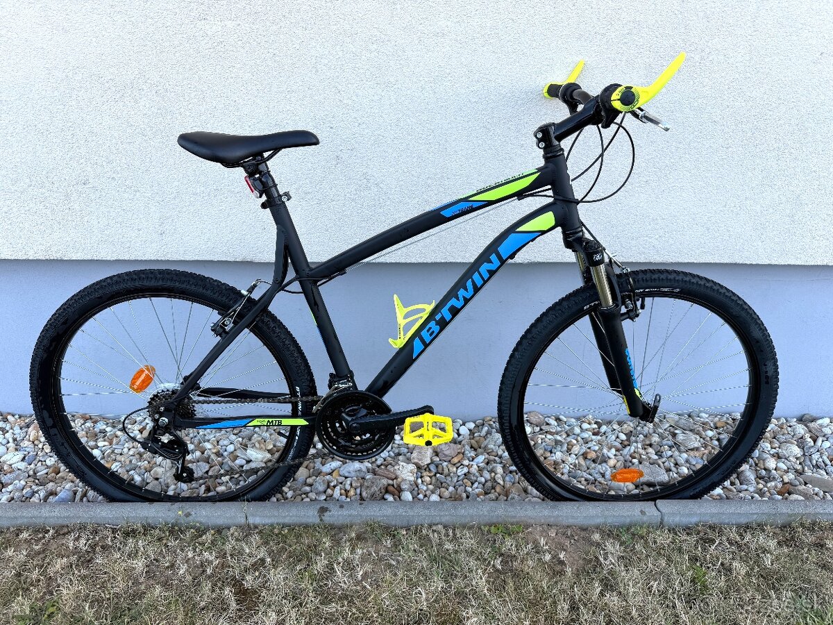 Krásny B’TWIN Rockrider 340 – TOP stav + nové LED osvetlenie