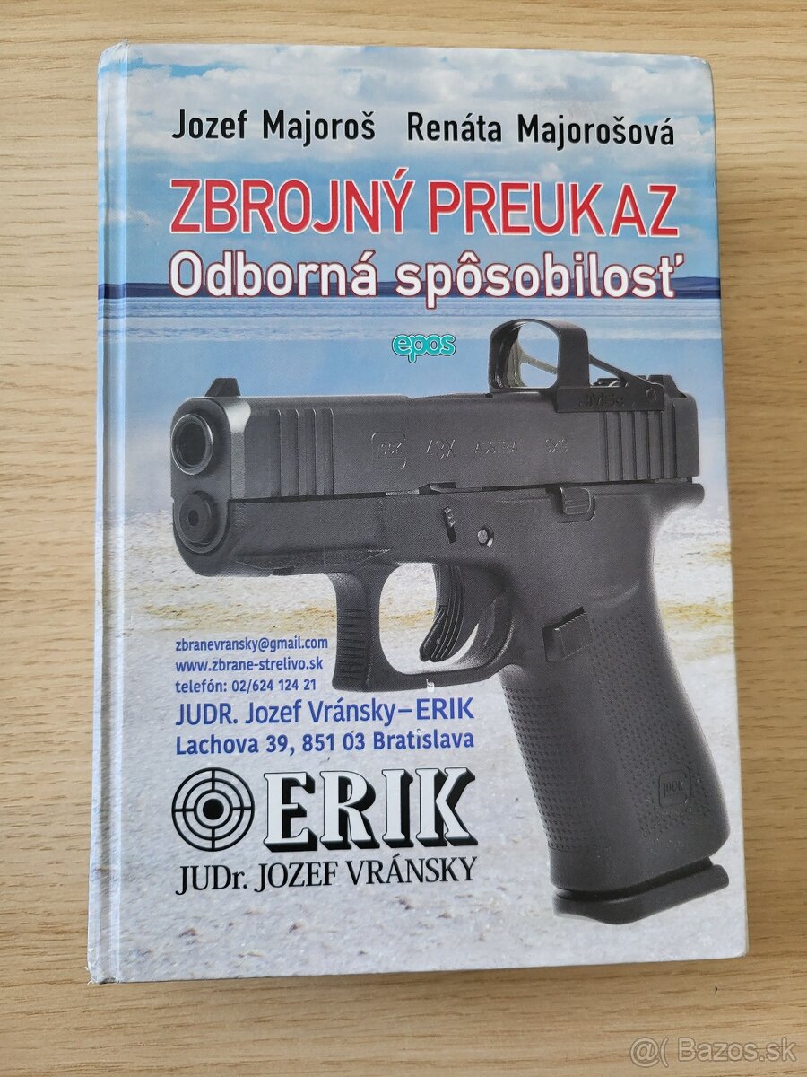 Kniha Erik - zbrojny preukaz