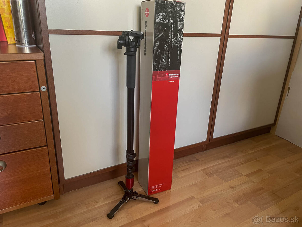 Manfrotto video monopod 560B-1 s hlavou 234RC