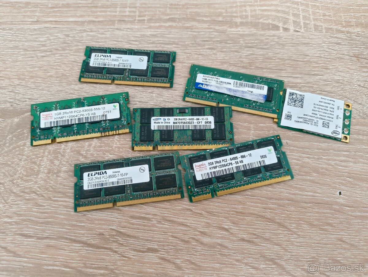 RAM notebook ddr2 ddr3