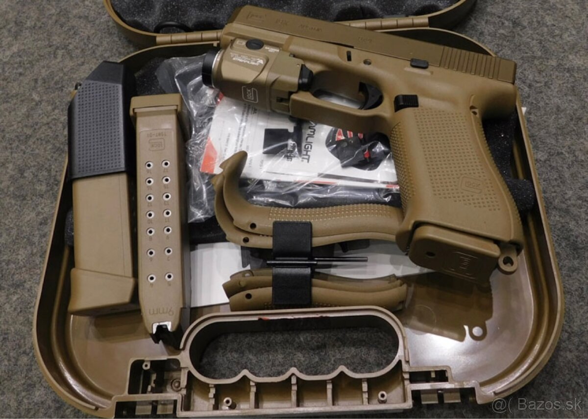 GLOCK 19X EU COYOTE S STREAMLIGHT TLR7A 9MM LUGER