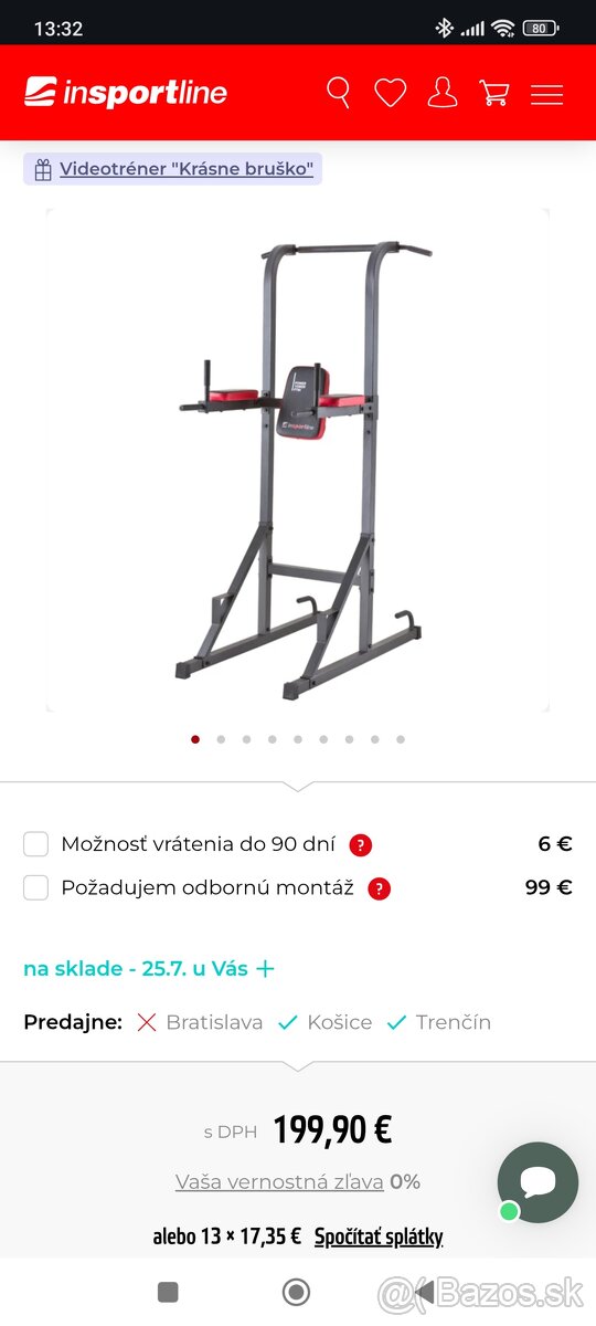 Predám hrazdu