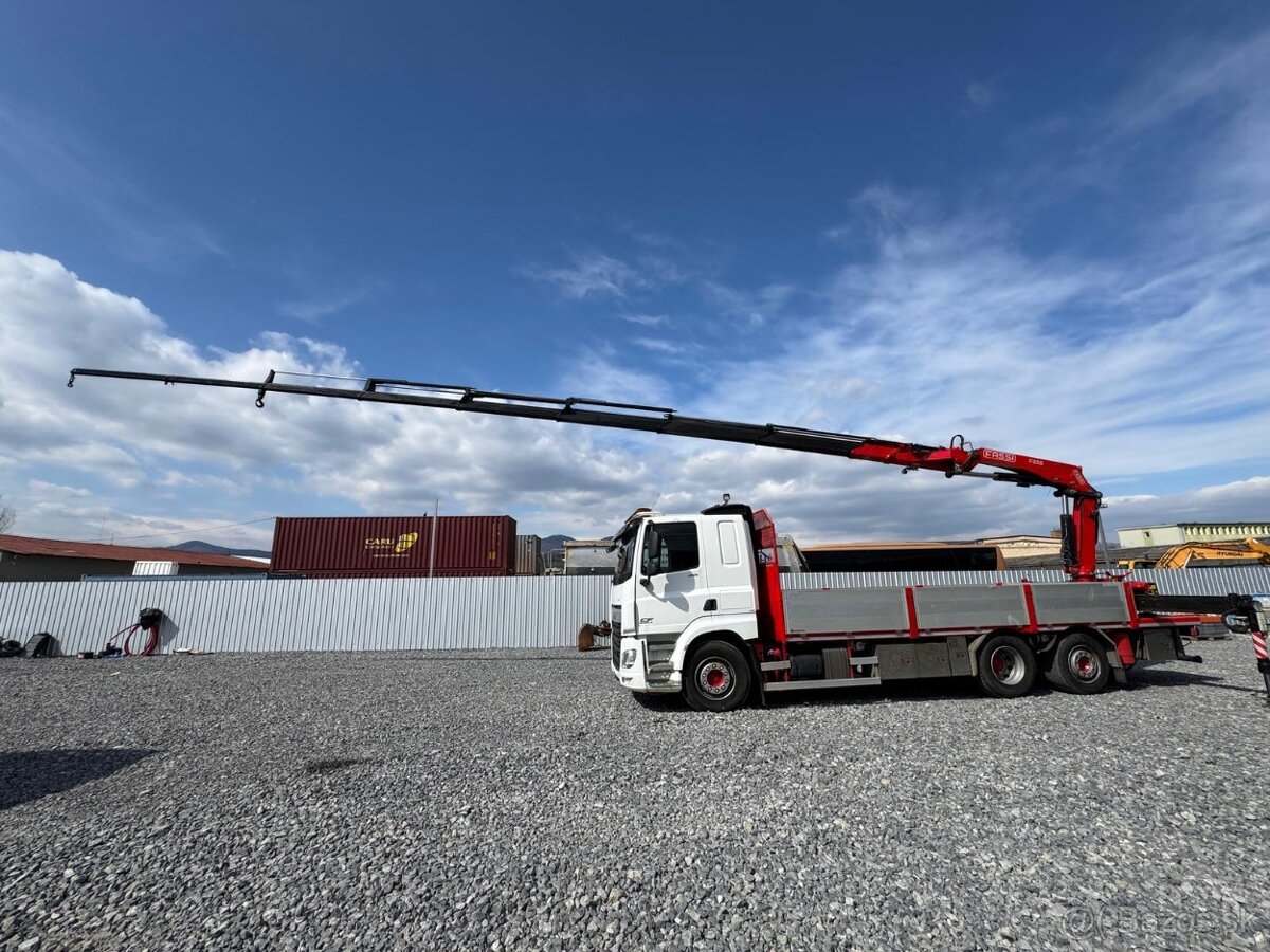DAF CF 460 valník hydraulická ruka FASSI 235-8,EURO 6 ,TOP