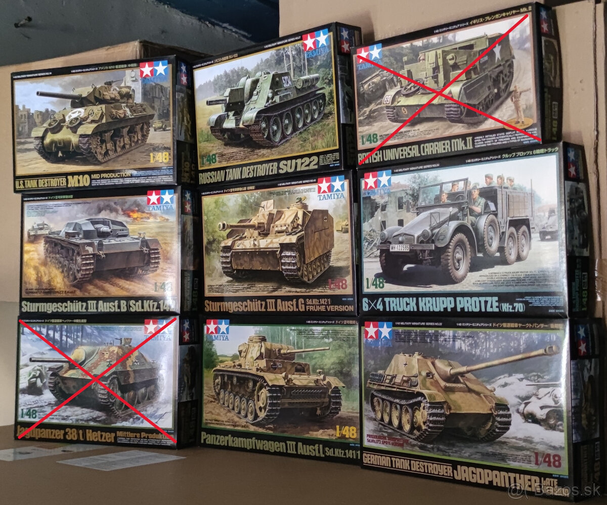 Plastikové modely techniky 1/48