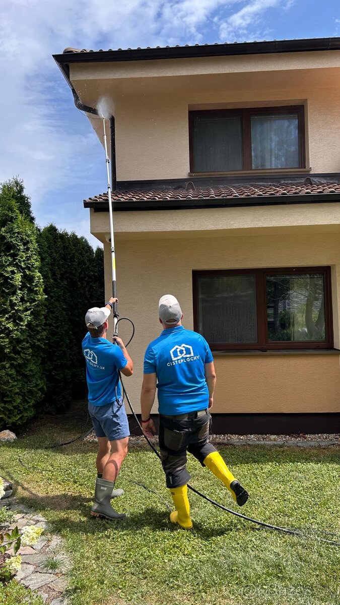 🔧 ČISTENIE FASÁD, DLAŽIEB, OKIEN, ŽALÚZIÍ A FOTOVOLTIKY