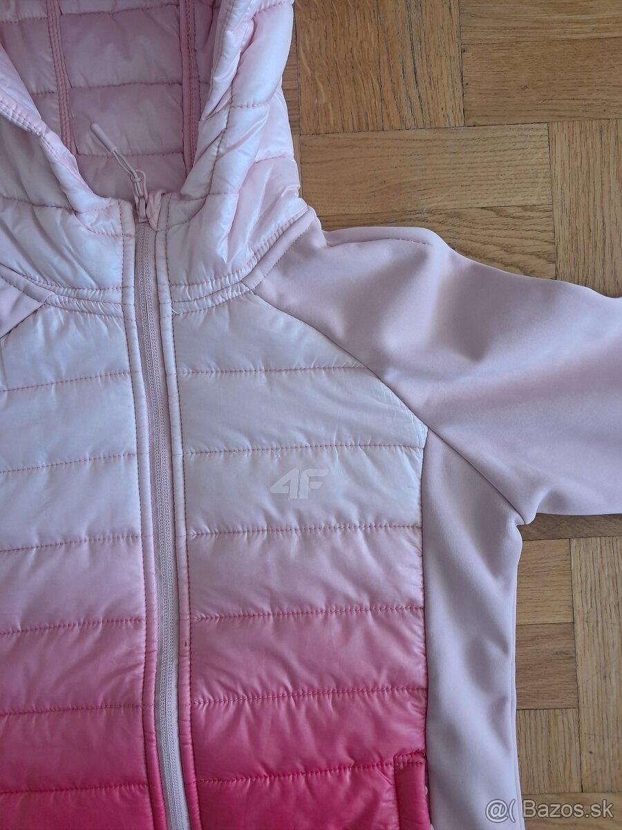 Detska Softshelova bunda 4F (dievcenska, vyteplena)