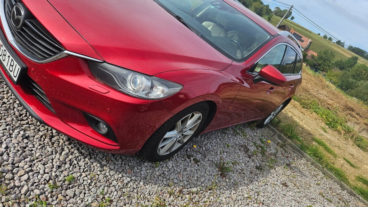 Mazda 6 2.2D 129 kW, 2015, max. výbava, 220 tkm – 8 300 €