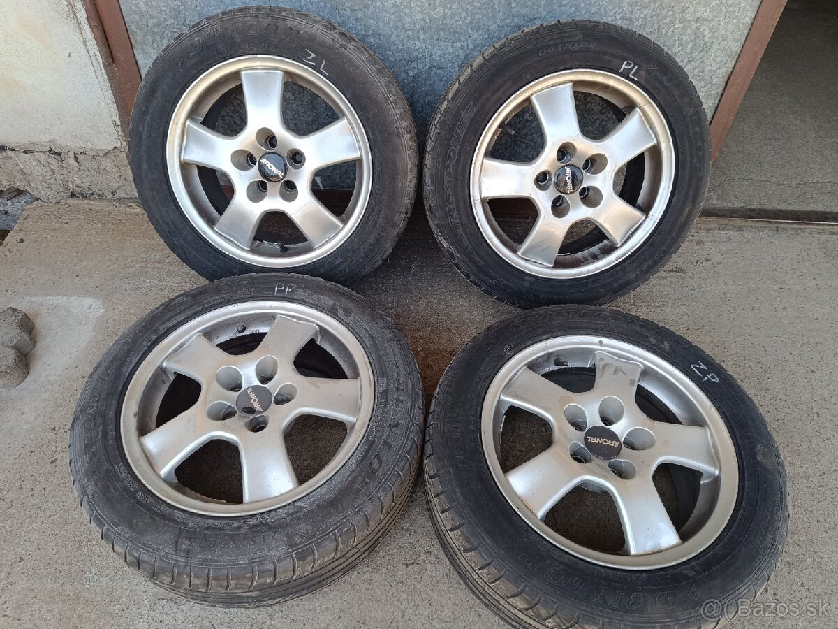 sada alu diskov 7,5Jx16ET35 5x100, stred diera 57,1