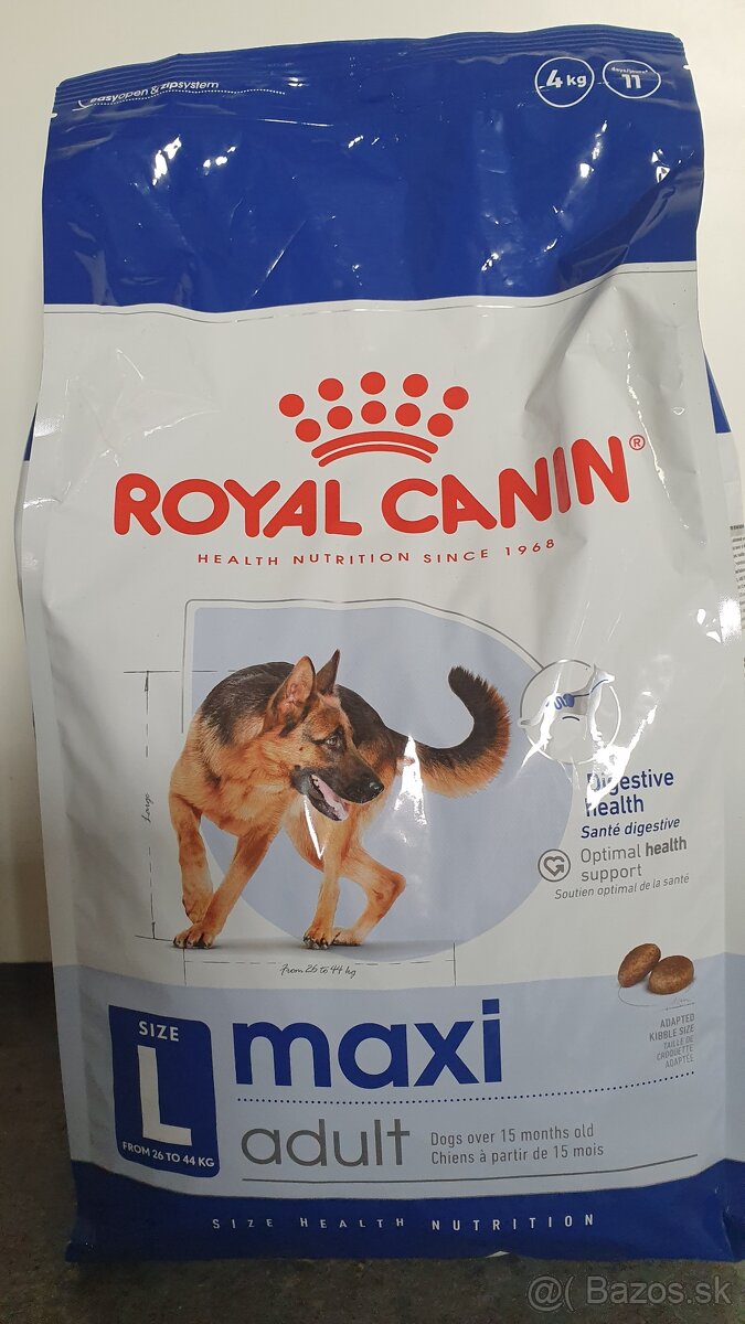 Granule pre psa Royal Canin Maxi 4kg
