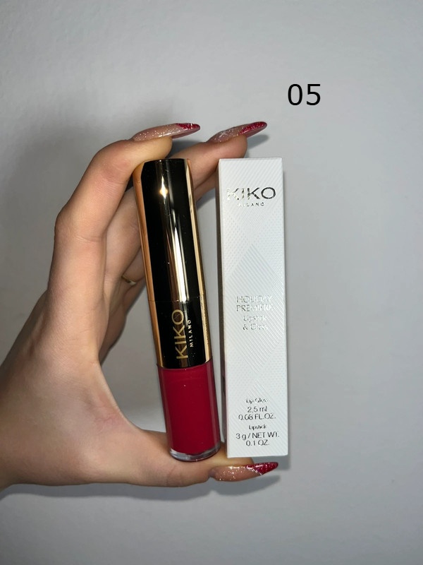 Kiko Milano Holiday Premiere Lipstick & Gloss 05