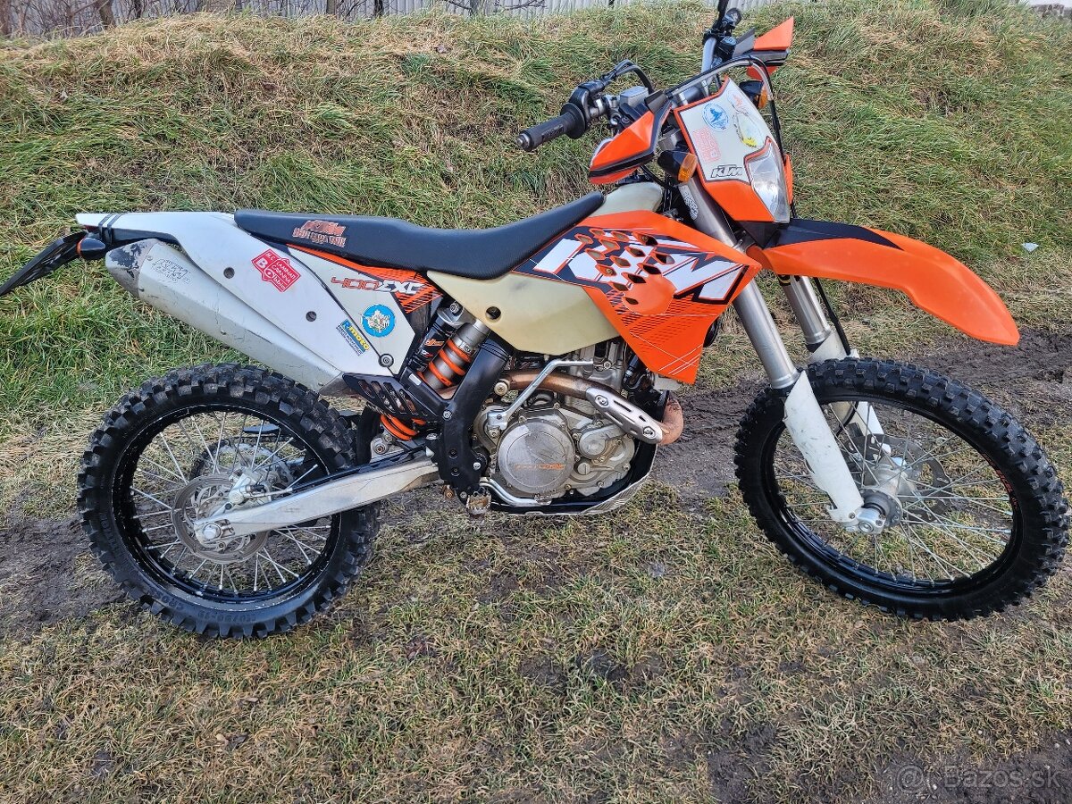 KTM EXC 400 doklady, smerovky, el. štartér